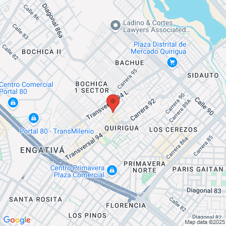 Barber Shop Bogotá map