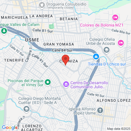 Sala de belleza CECI map