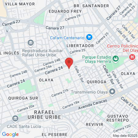 Quiroga Barber Shop map