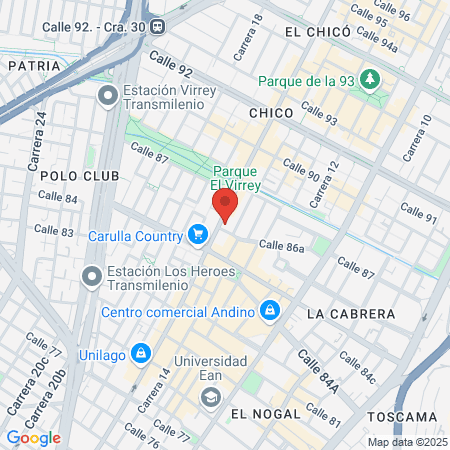 3 Bigotes Barbería map