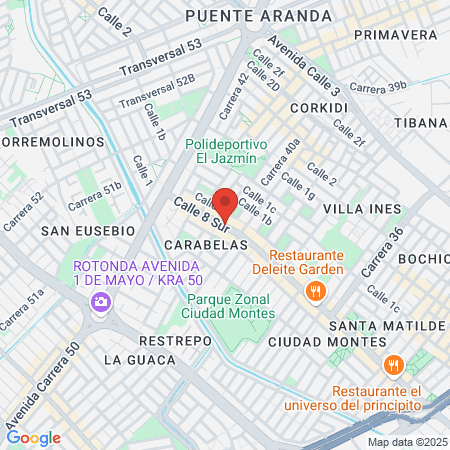 Salón Para Caballeros map