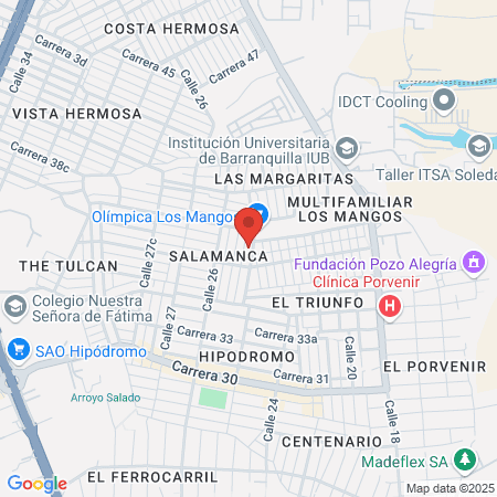 Peluquería Y Barbería Yoly map