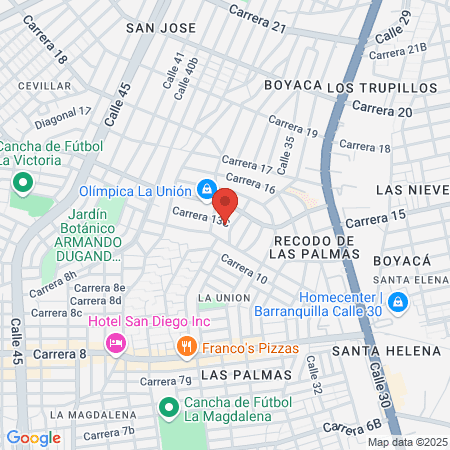 Peluqueria Y Barbería Black And White map