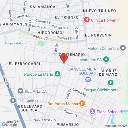 Engalanados Barbershop map