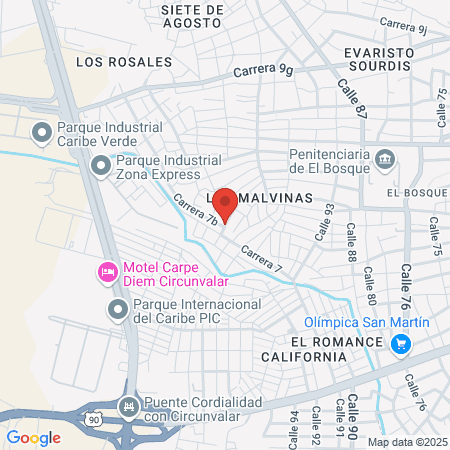 Barber Shop Hollywood map