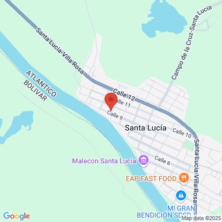 Santa Lucia Atlántico map