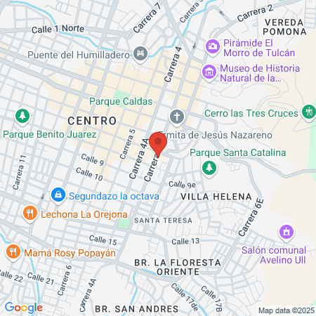 La Barberia Delpri map