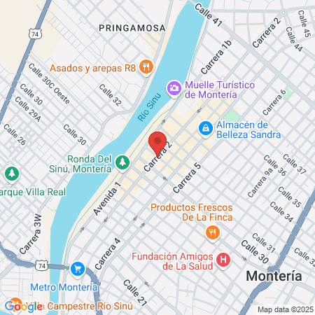 London Barbería map