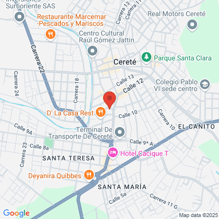 Barber Shop Santa Lucia map