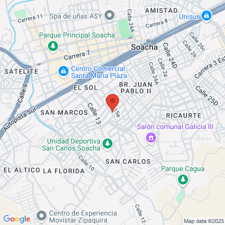 Los Barberos Club map