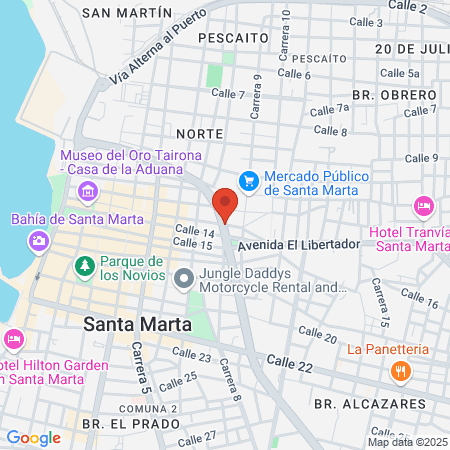 Barberia Americana map