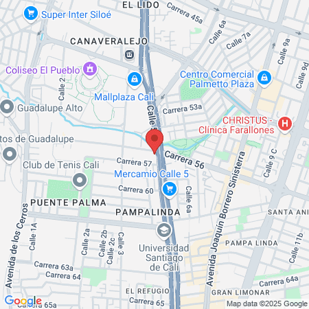 Style Factory Cali Barberia map