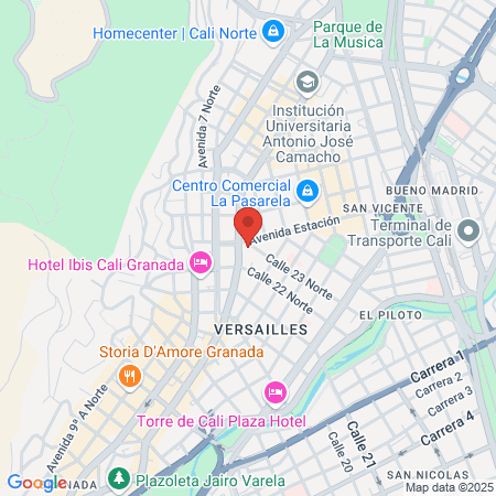 Peluqueria Y Estetica Ekos map