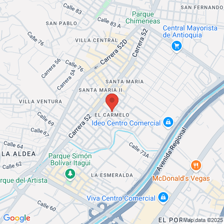 Salón De Belleza Spa Uñas Clásicas map