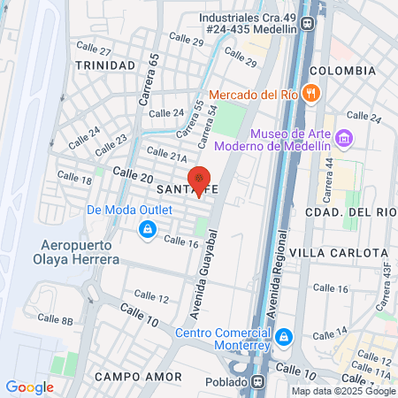 Sala De Belleza Luz Angel map