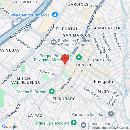 Estudio Cejas Nahired Bernava map