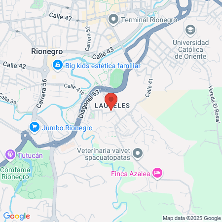 Rizos Felices Rionegro map