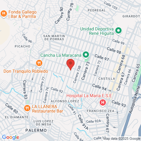 Salon De Belleza Nury Madrid map