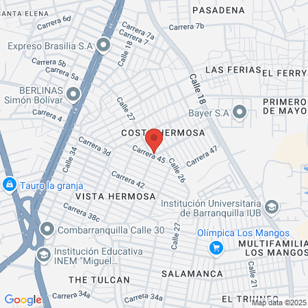 Manicure - Pedicure map