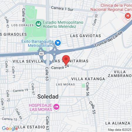 Doña Bárbara - Sala de Belleza map