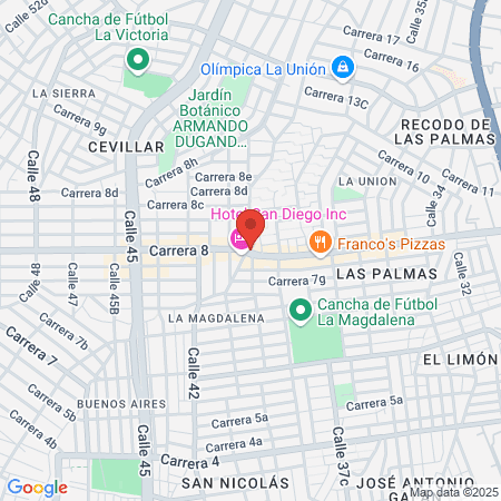 Salón De Belleza Gladys González map