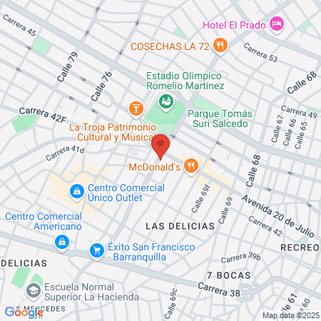 CENTRO DE MICROPIGMENTACIÓN. EN BARRANQUILLA DE CEJAS, LABIOS, OJO/ SALÓN DE BELLEZA YAIRE STILO’S map