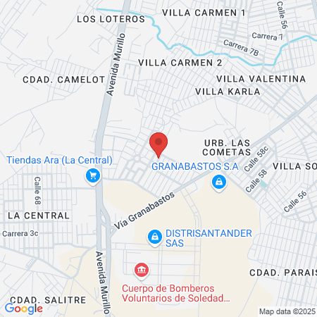 Liso Brasileiro Barranquilla map