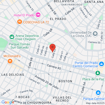 KeraOne Barranquilla map