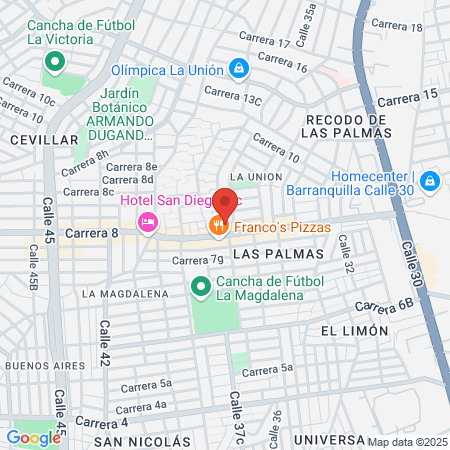 Uñas a domicilio MGnails map