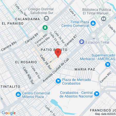 Salón De Belleza Alva Luz map