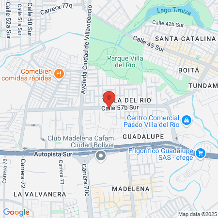 Carolina Arevalo, Salón y Barberia map