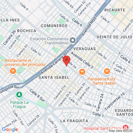 In Vitro Peluquería map