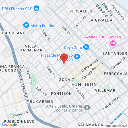 Salón de Belleza Shikas y Shikos map