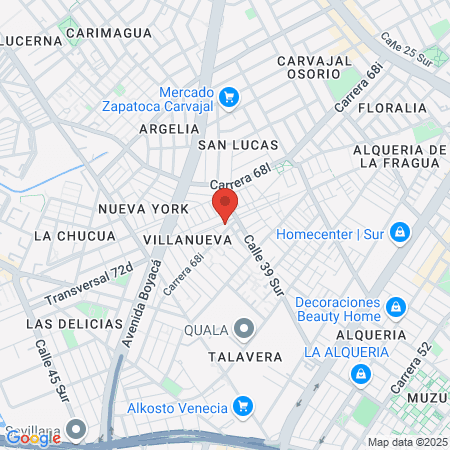 Sala De Belleza Mary map