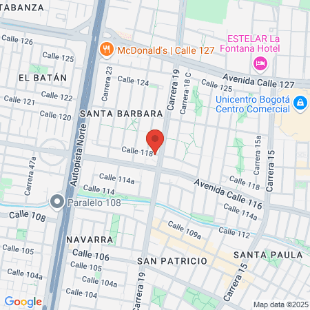 Centro de Alisado Bogota map