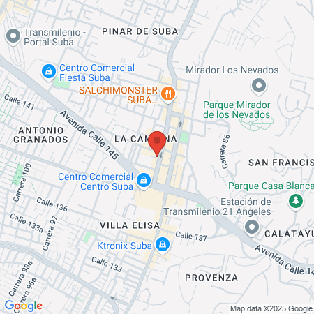 Top Hair Peluquerías map