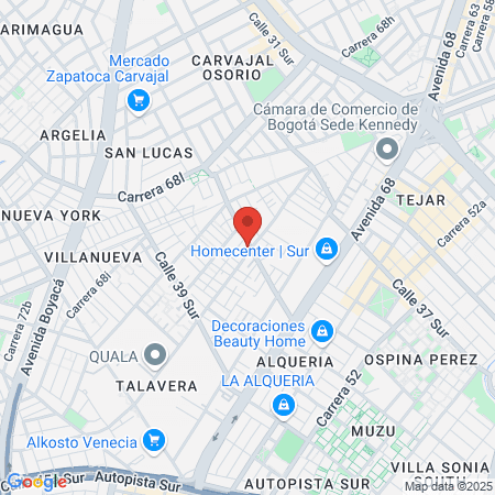 Rainbow Spa Nails map