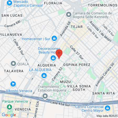 Salón de Belleza Patricia Ramírez map