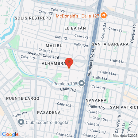 Maria Clara Rueda map