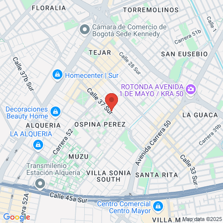 Sala De Belleza Malena map