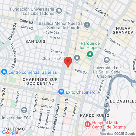 The Queen Peluquería map