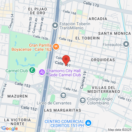 Peluquerias y barberías gomez leon map