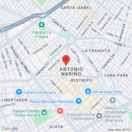 El imperio de las uñas Sede Restrepo map