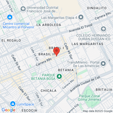 Pandora Beauty Studio map