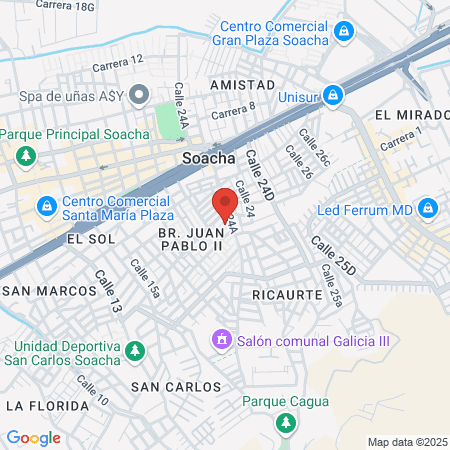 Sabrina Sala De Belleza map