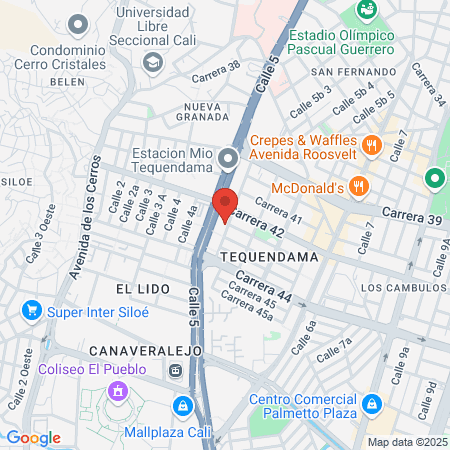 COSMETIC AND THERAPIES Tequendama map