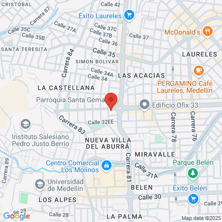 Dr Andrés Peña map