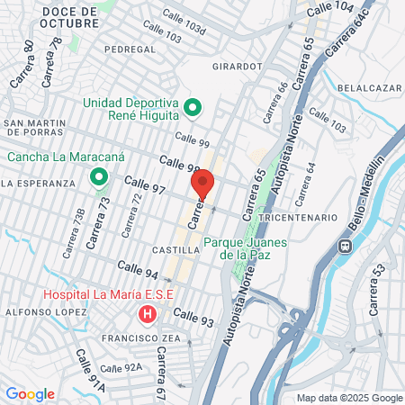 Ortoclin Castilla map