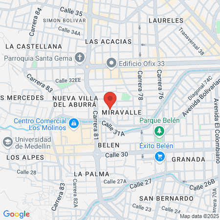 Dra Natalia Silva map