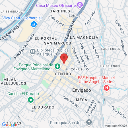 Natural Dent Envigado map